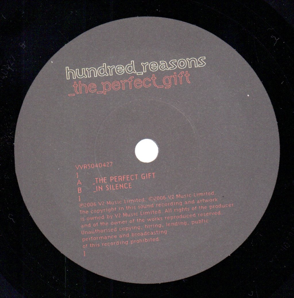 Hundred Reasons - Perfect Gift - 7 Inch