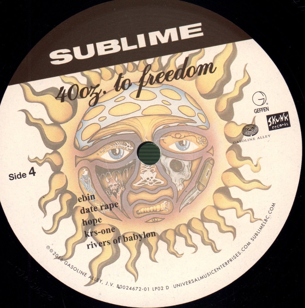 Sublime - 40oz. To Freedom - Double Lp