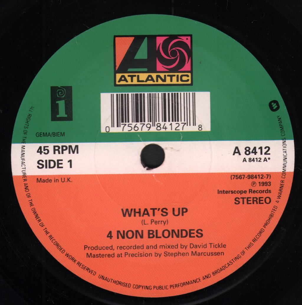 4 Non Blondes - What's Up - 7 Inch