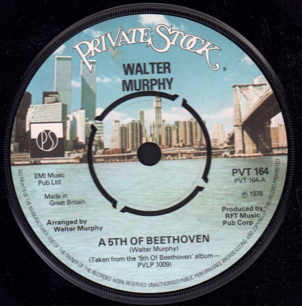 Walter Murphy - A 5Th Of Beethoven - 7 Inch