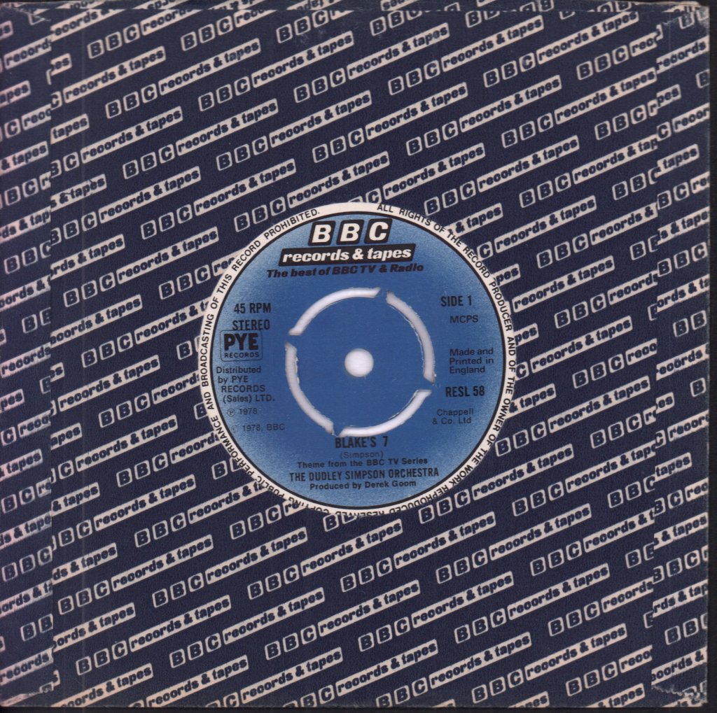 Dudley Simpson Orchestra - Blake's 7 - 7 Inch