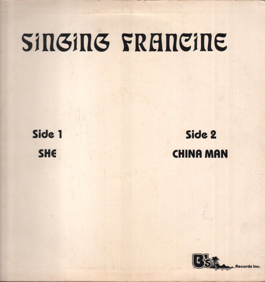 Singing Francine - She / China Man - 12 Inch