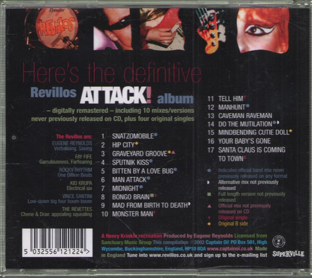Revillos - Attack! - Cd