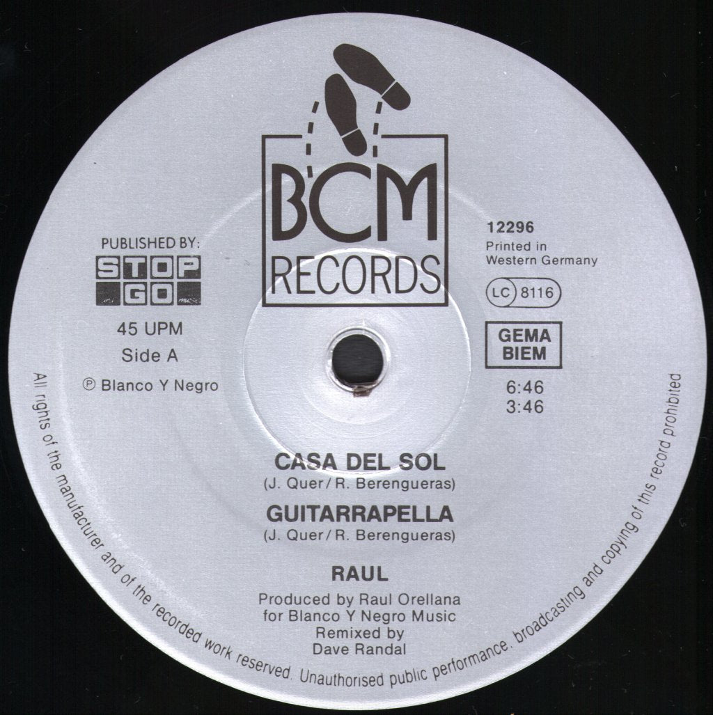 Raul Orellana - Guitarra - 12 Inch