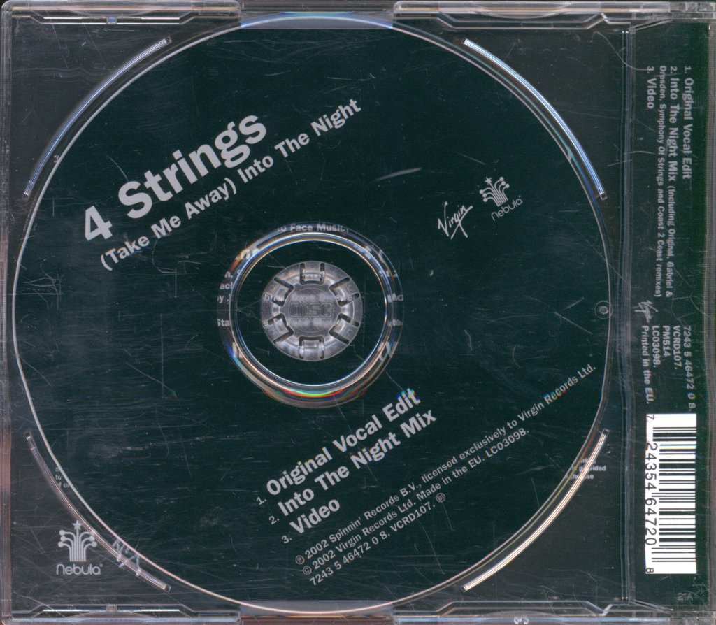 4 Strings - (Take Me Away) Into The Night - Cd