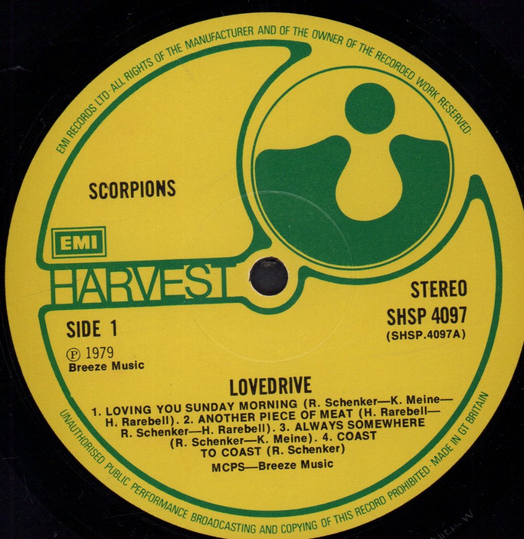 Scorpions - Lovedrive - Lp