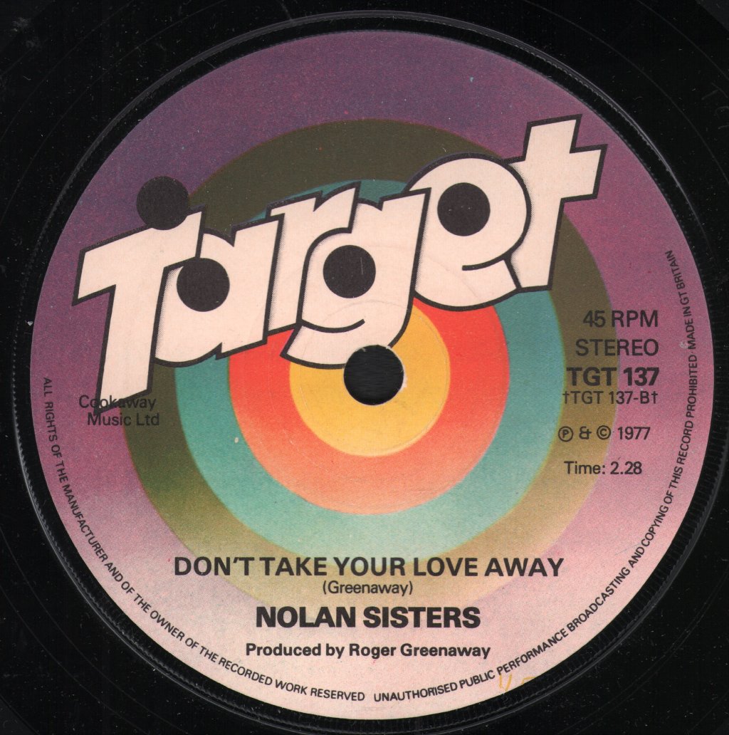 Nolan Sisters - Love Bandit - 7 Inch