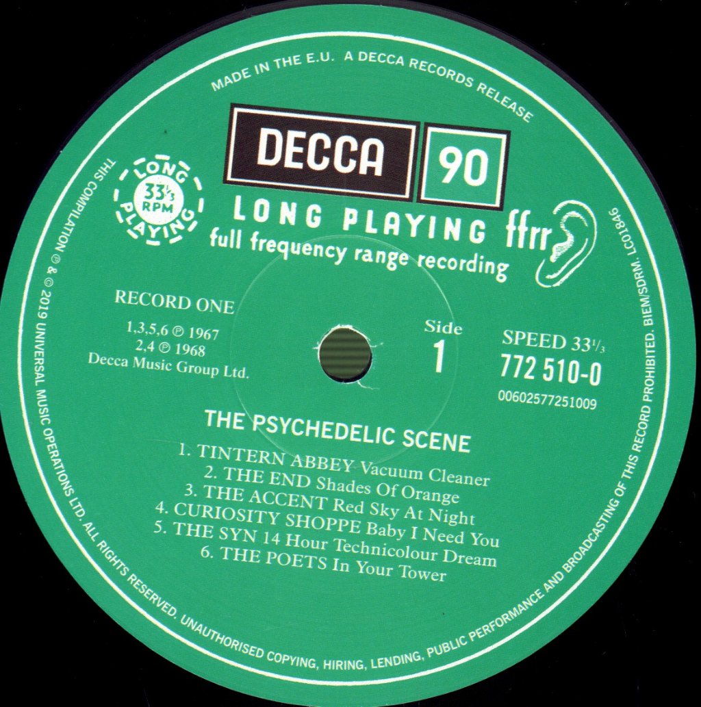 Various Artists - Psychedelic Scene - Double Lp