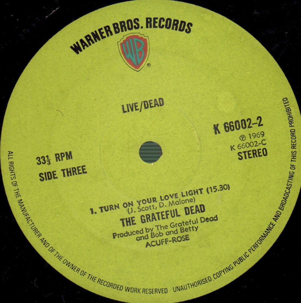 Grateful Dead - Live / Dead - Double Lp