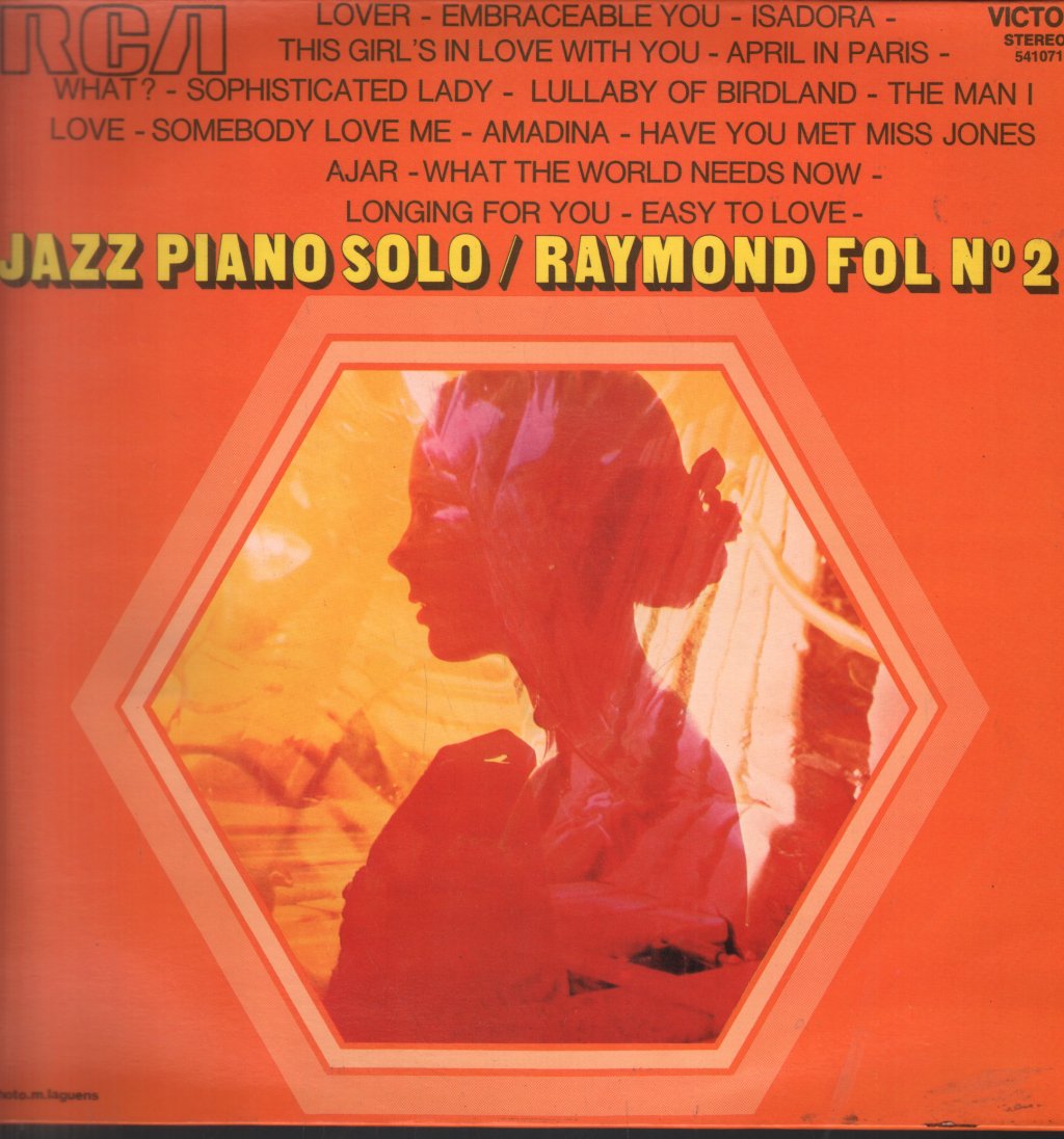 Raymond Fol - Jazz Piano Solo / Raymond Fol N°2 - Lp