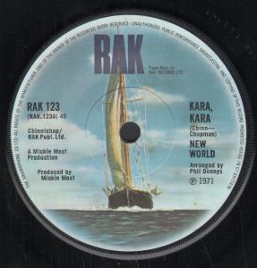 New World - Kara Kara - 7 Inch