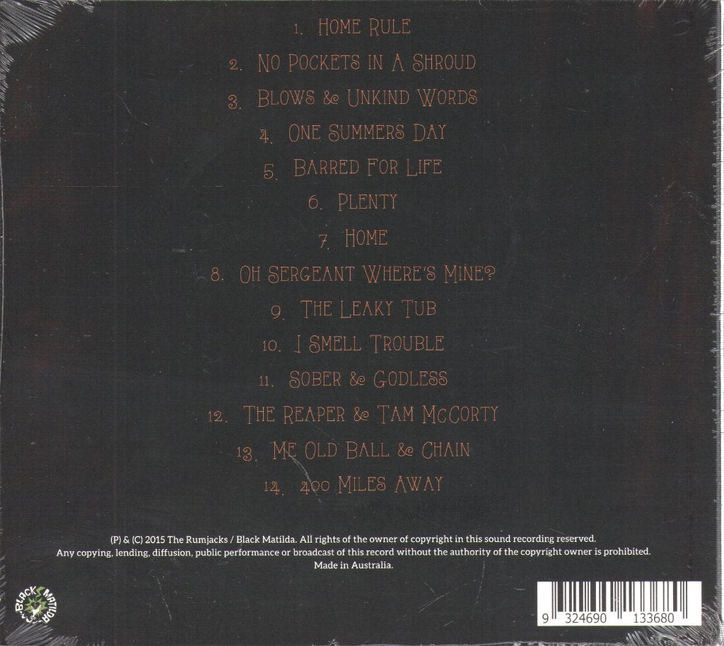 Rumjacks - Sober & Godless - Cd