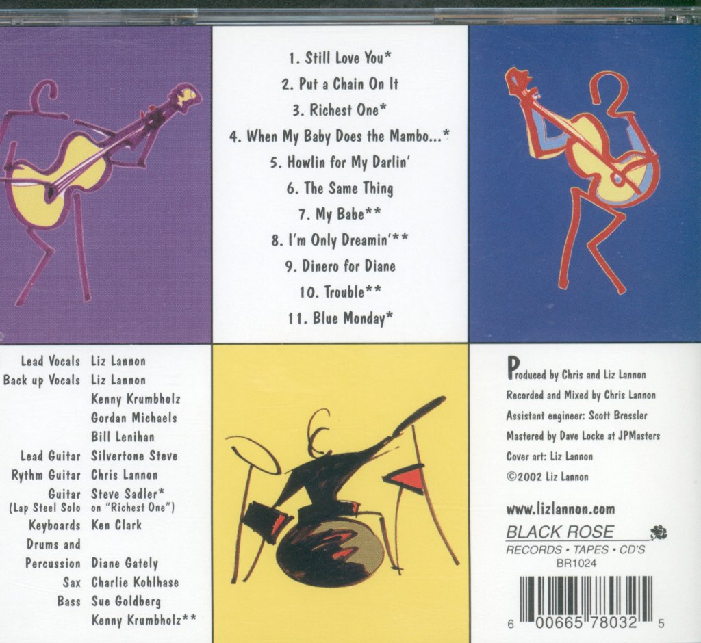 Liz Lannon Band - Blue On Blue - Cd