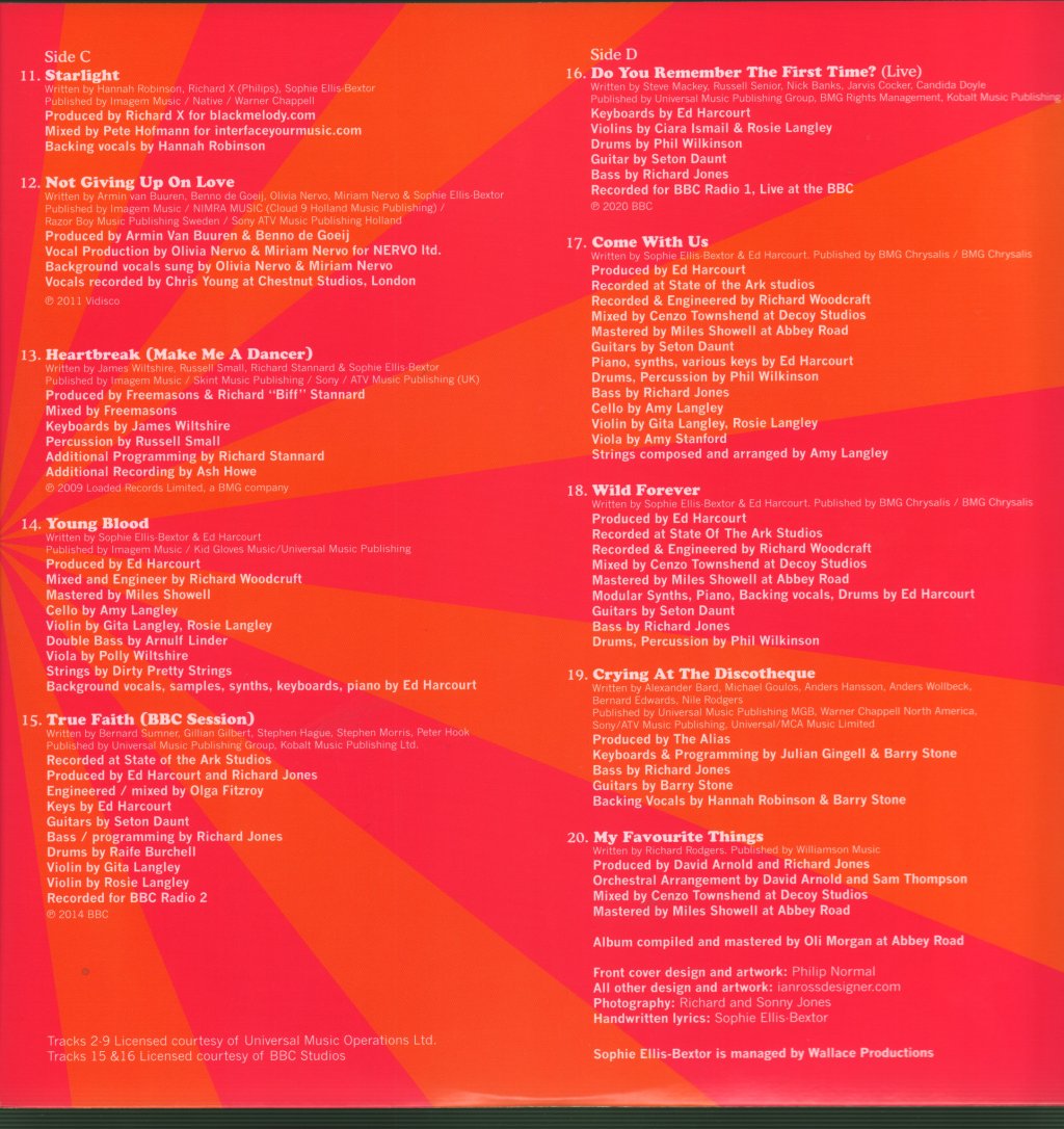 Sophie Ellis-Bextor - Songs From The Kitchen Disco - Double Lp
