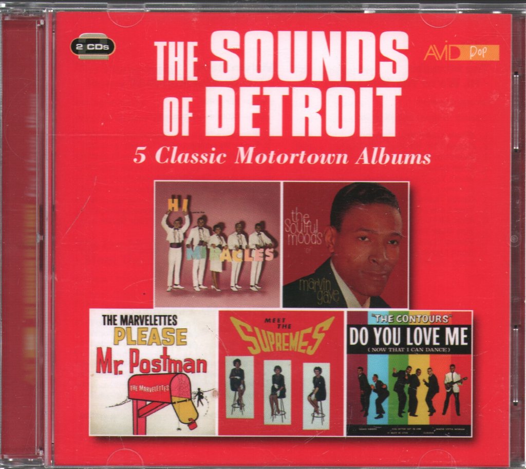 Sounds Of Detroit - 5 Classic Motortown Albums - Double Cd