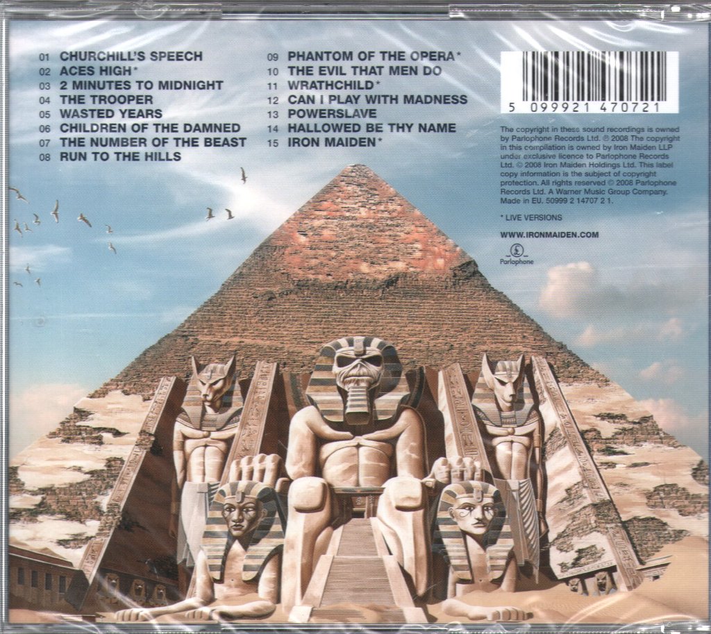 Iron Maiden - Somewhere Back In Time: The Best Of: 1980-1989 - Cd