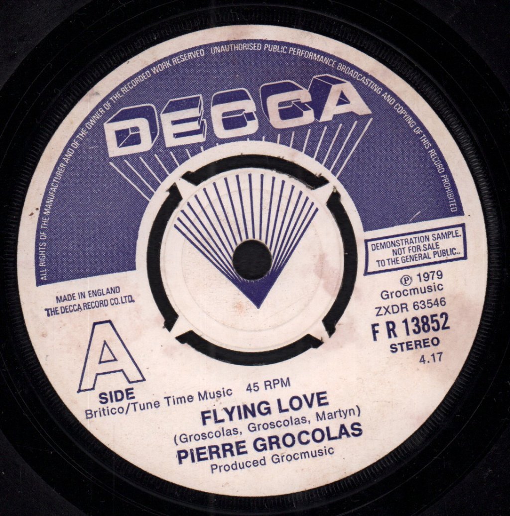 Pierre Grocolas - Flying Love - 7 Inch