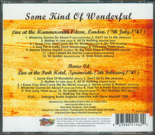 Steve Marriott & The Official Receivers - Some Kind Of Wonderful - Double Cd