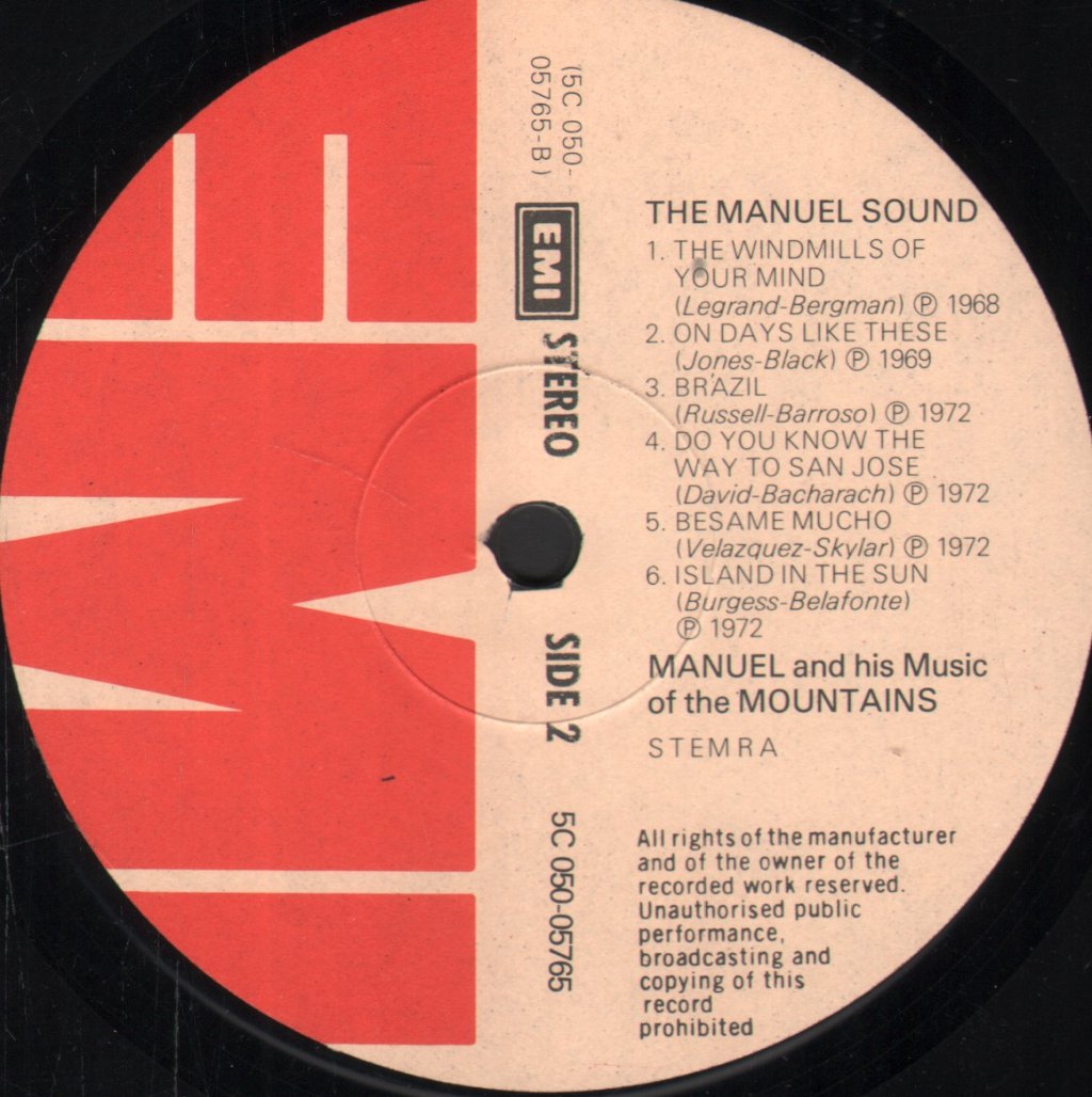 Manuel And The Music Of The Mountains - Manuel Sound - Lp