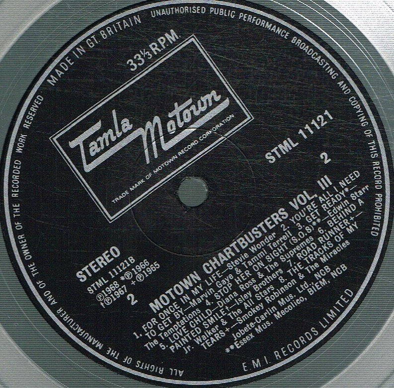 Various Artists - Motown Chartbusters Vol 3 - Lp