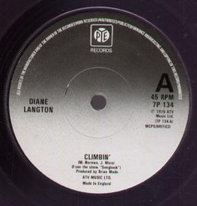 Diane Langton - Climbin' - 7 Inch