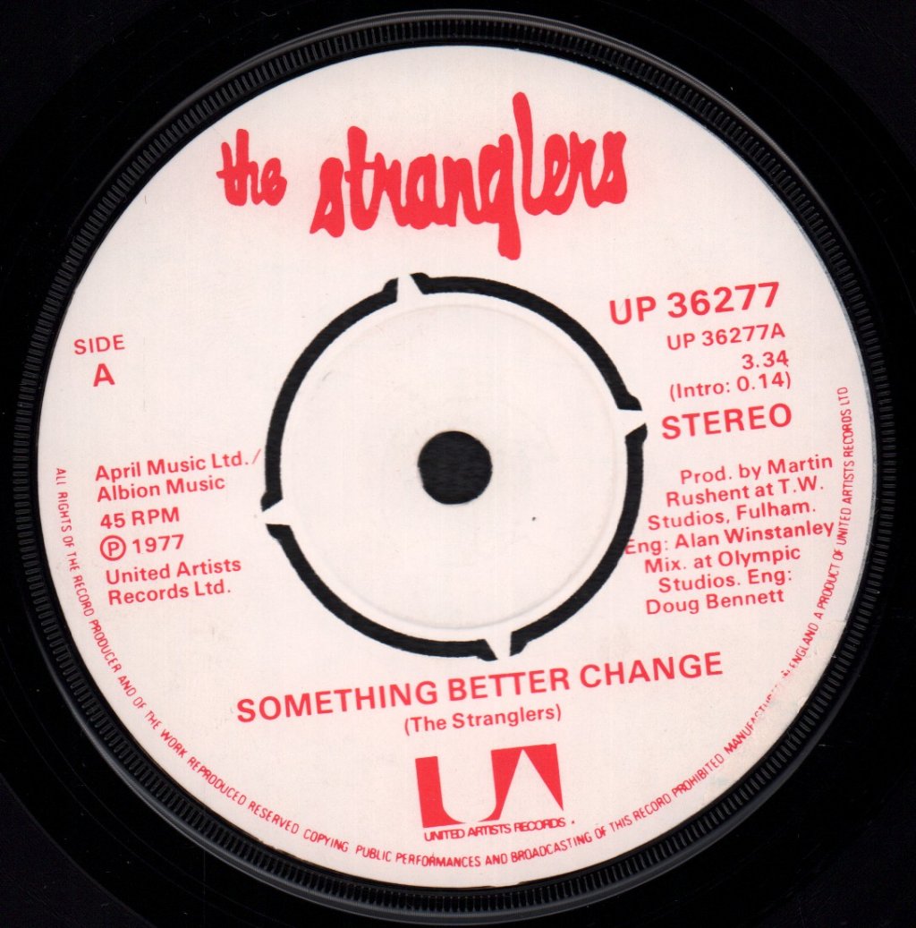 Stranglers - Something Better Change - 7 Inch