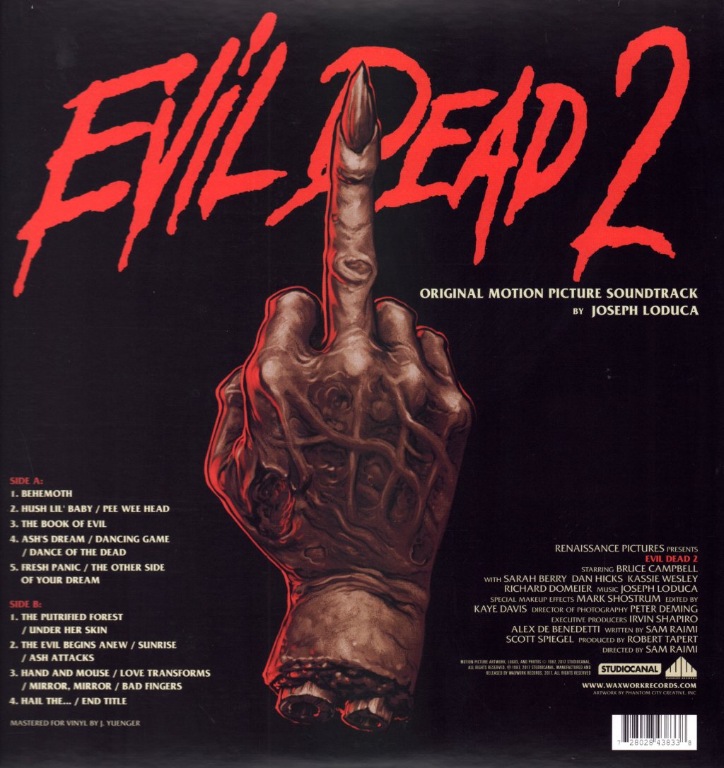 Joseph LoDuca - Evil Dead 2 (Original Motion Picture Music) - Lp