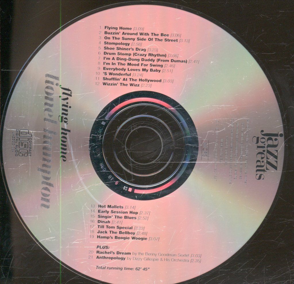 Lionel Hampton - Flying Home - Cd