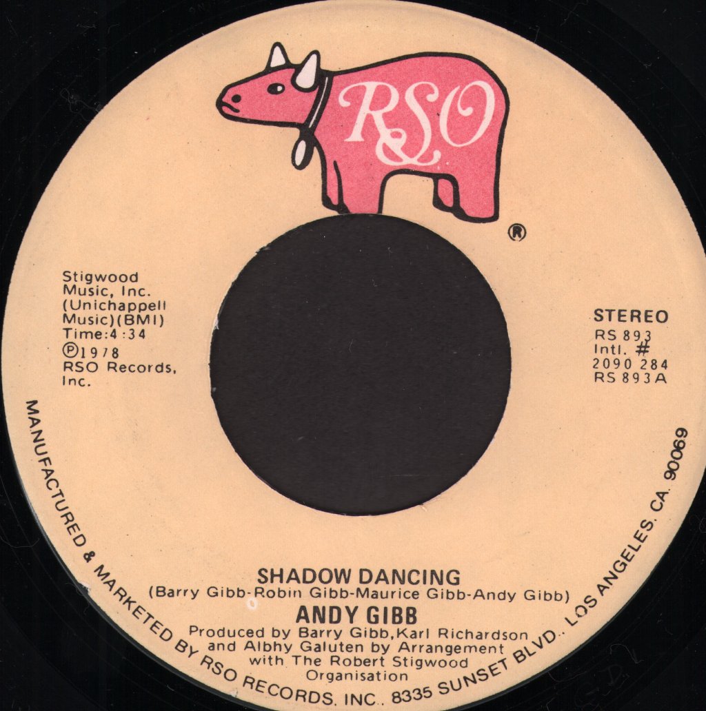 Andy Gibb - Shadow Dancing - 7 Inch