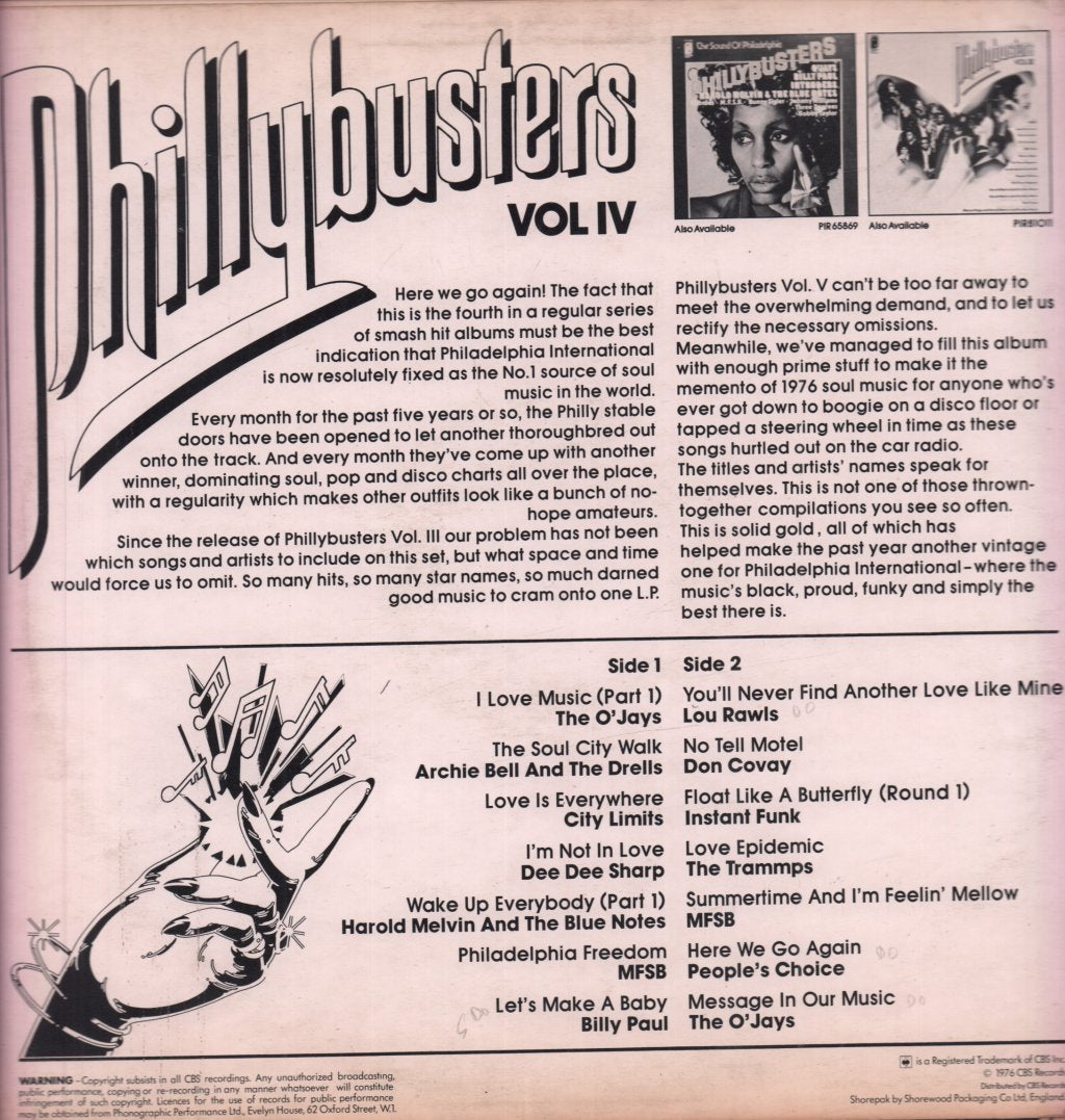 Various Artists - Phillybusters Vol IV - Lp