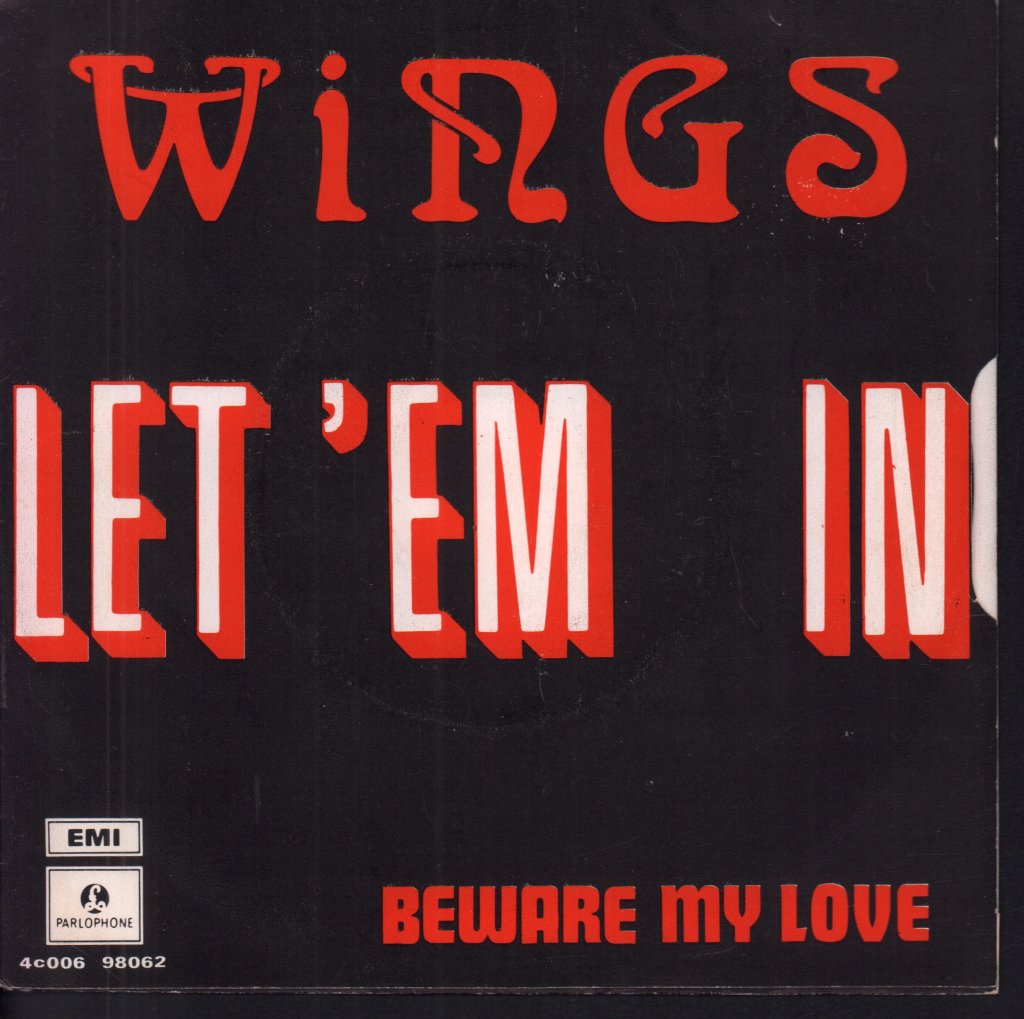 Wings - Let 'Em In - 7 Inch