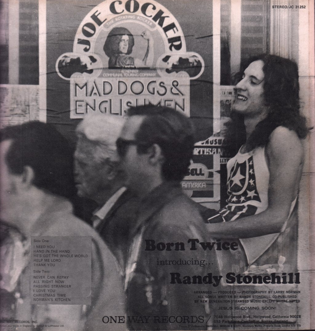 Randy Stonehill - Born Twice - Lp