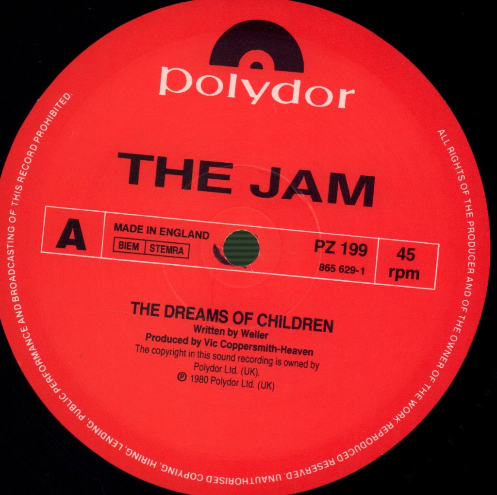 Jam - Dreams Of Children - 12 Inch