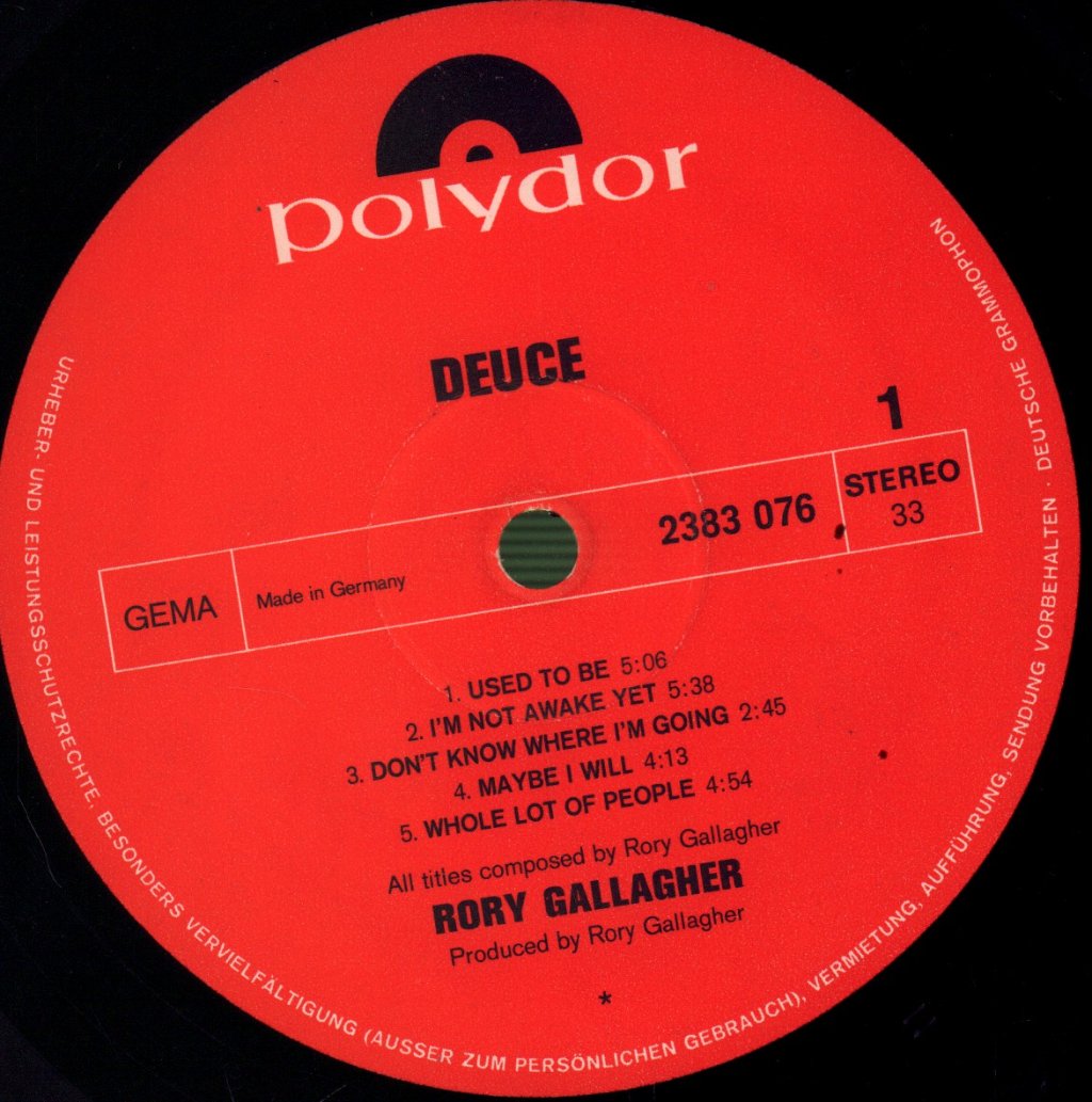 Rory Gallagher - Deuce - Lp