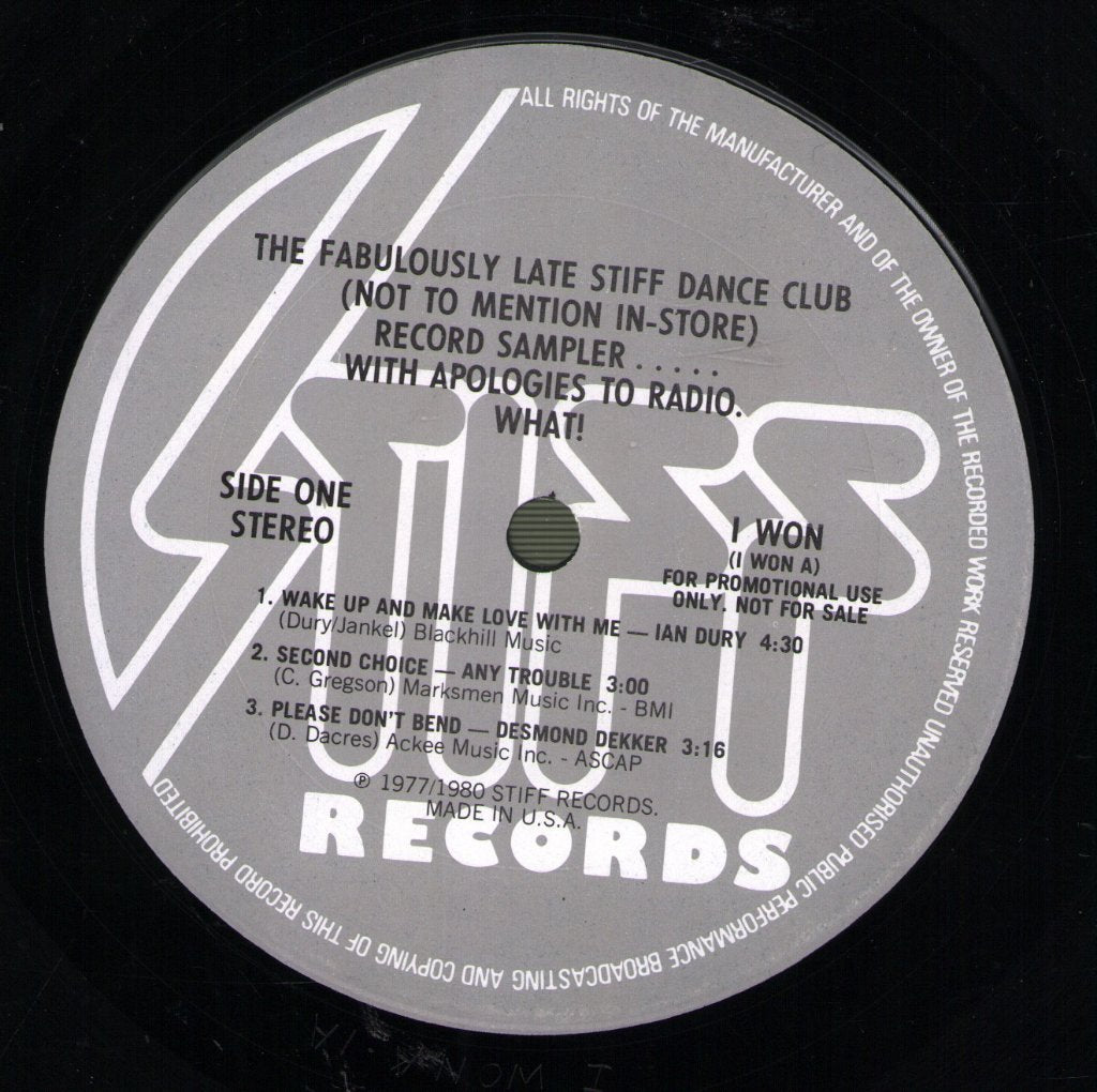 Various - Fabulously Late Stiff Dance Club - 12 Inch