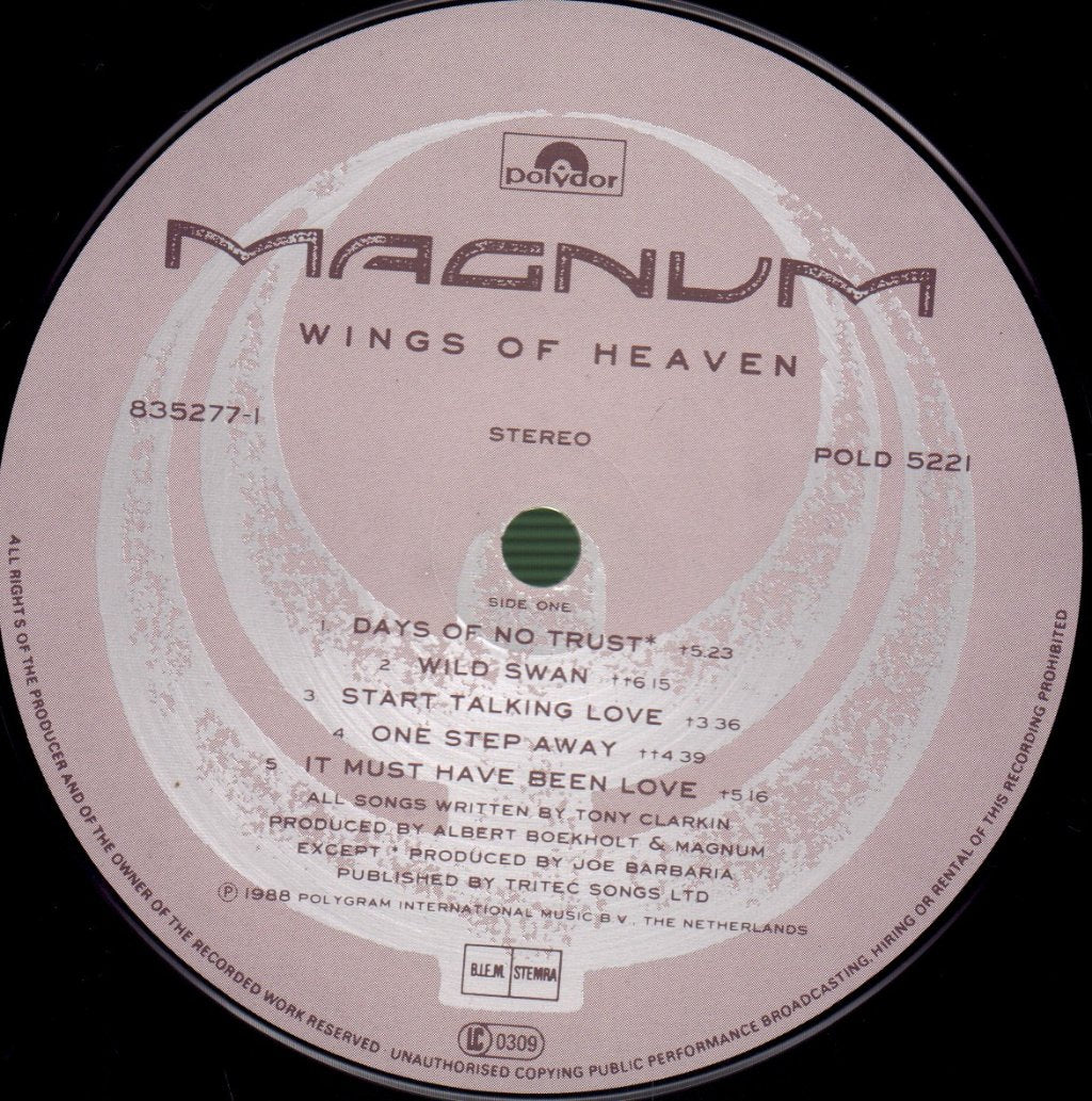 Magnum - Wings Of Heaven - Lp