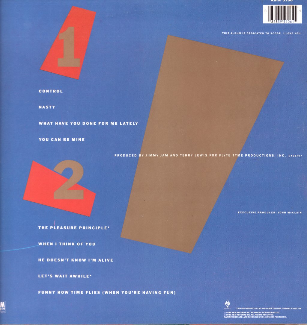 Janet Jackson - Control - Lp