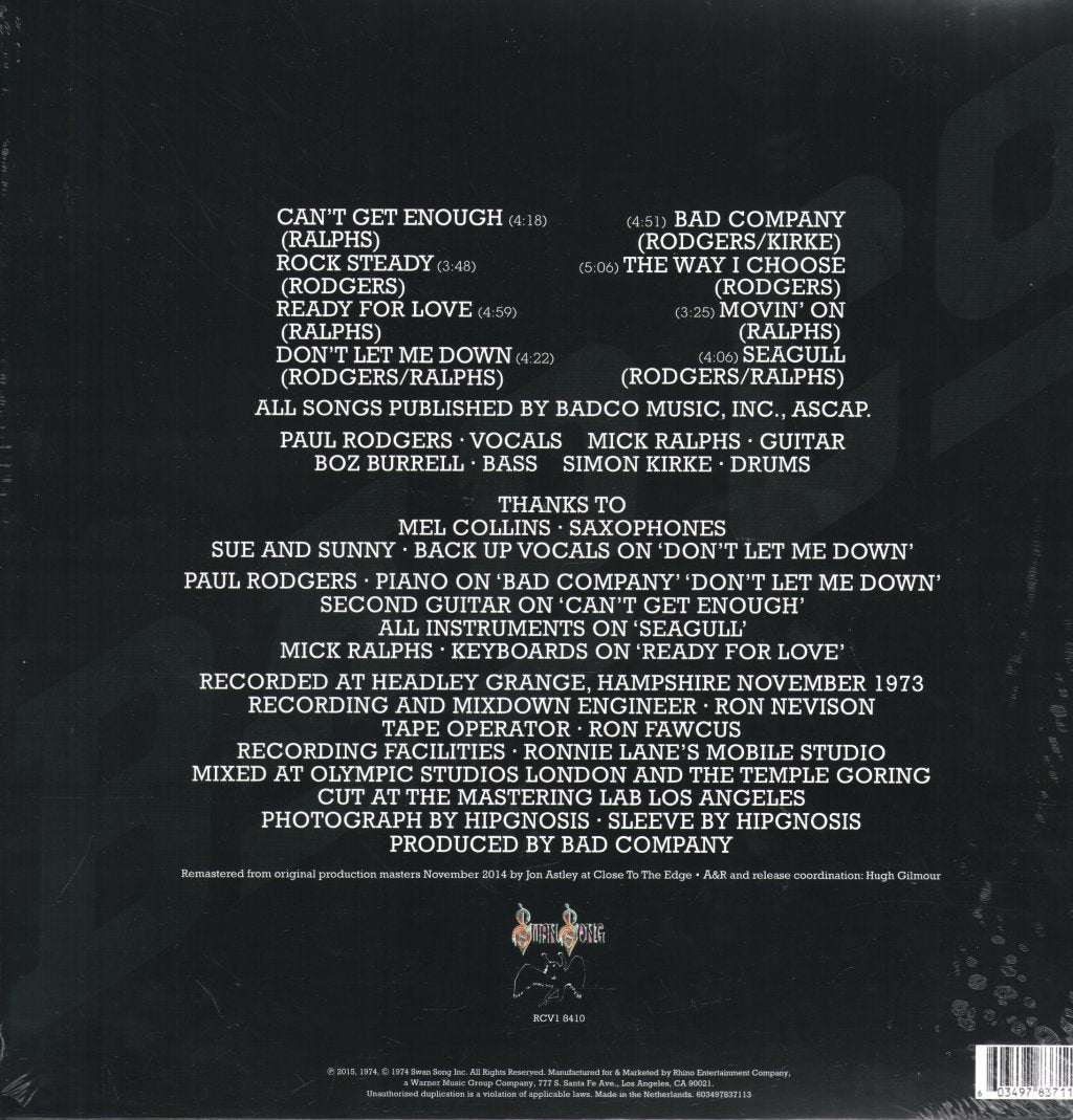 Bad Company - Bad Co - Lp