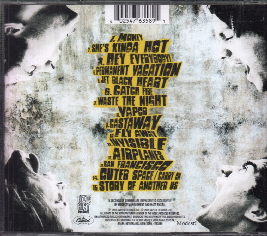 5 Seconds Of Summer - Sounds Good Feels Good - Cd