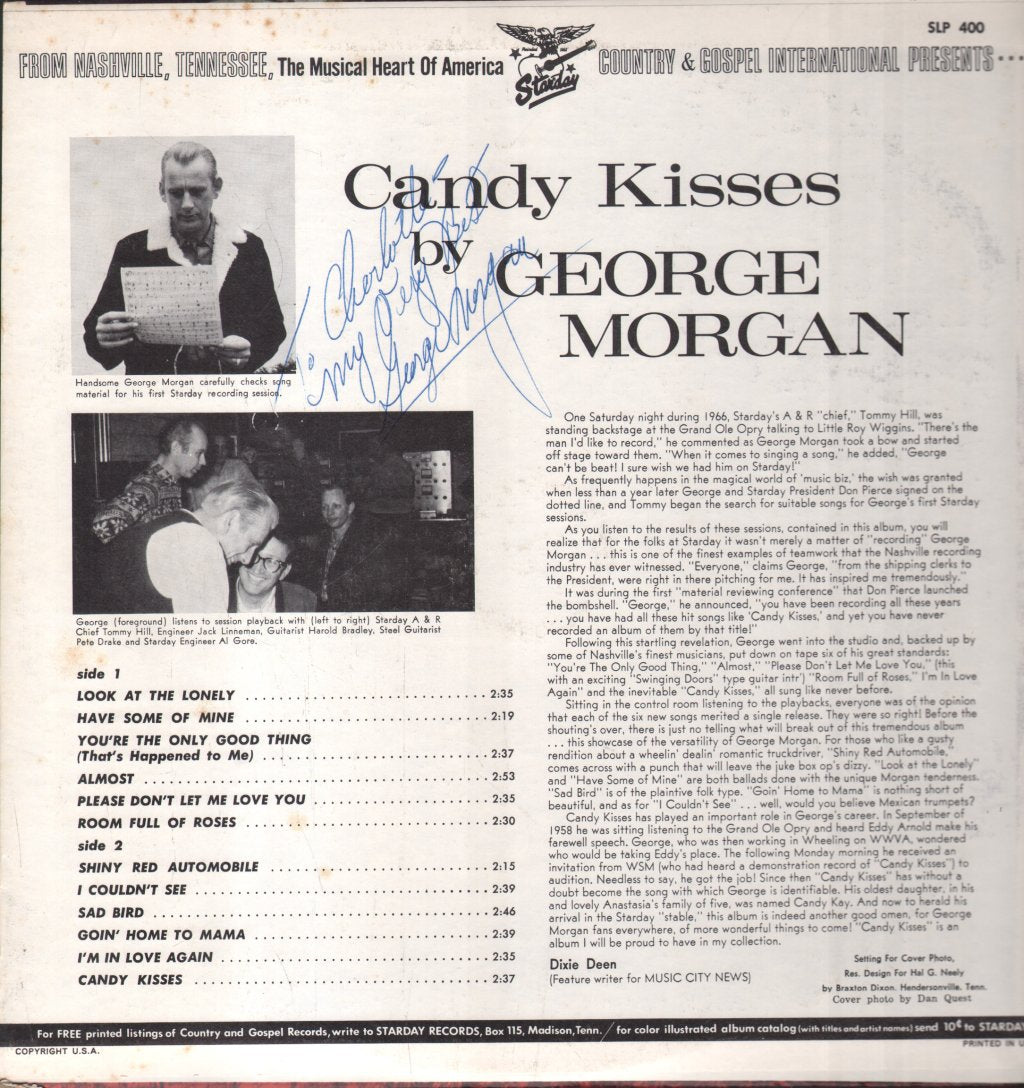 George Morgan - Candy Kisses - Lp