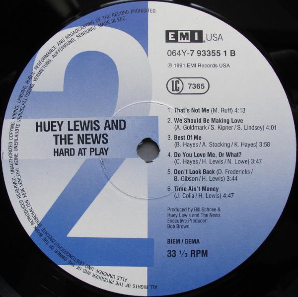 Huey Lewis & The News - Hard At Play - Lp