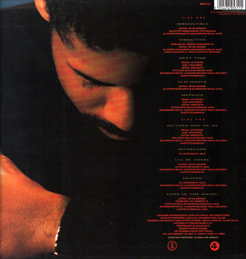 Miles Jaye - Irresistible - Lp