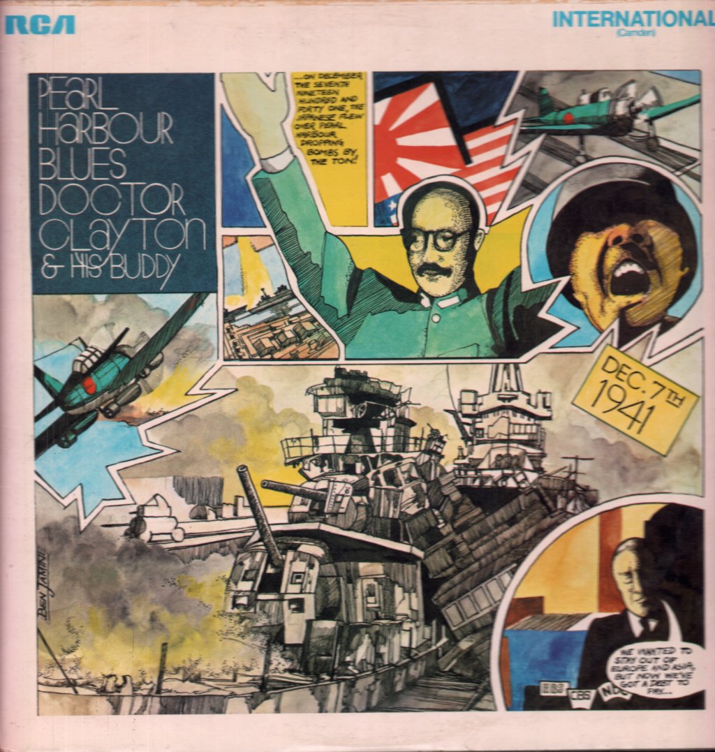 doctor clayton & his buddy - Pearl Harbour Blues - Lp