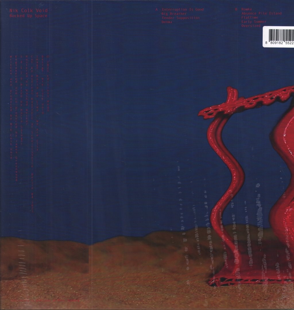 Nik Colk Void - Bucked Up Space - Lp