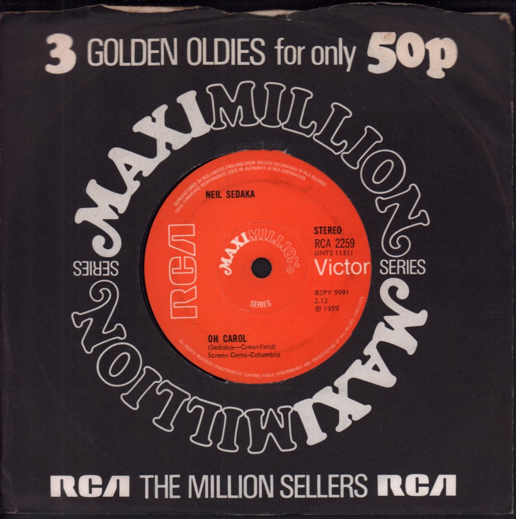 Neil Sedaka - Oh Carol - 7 Inch