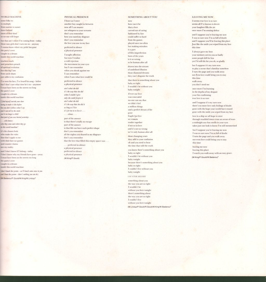 Level 42 - World Machine - Lp