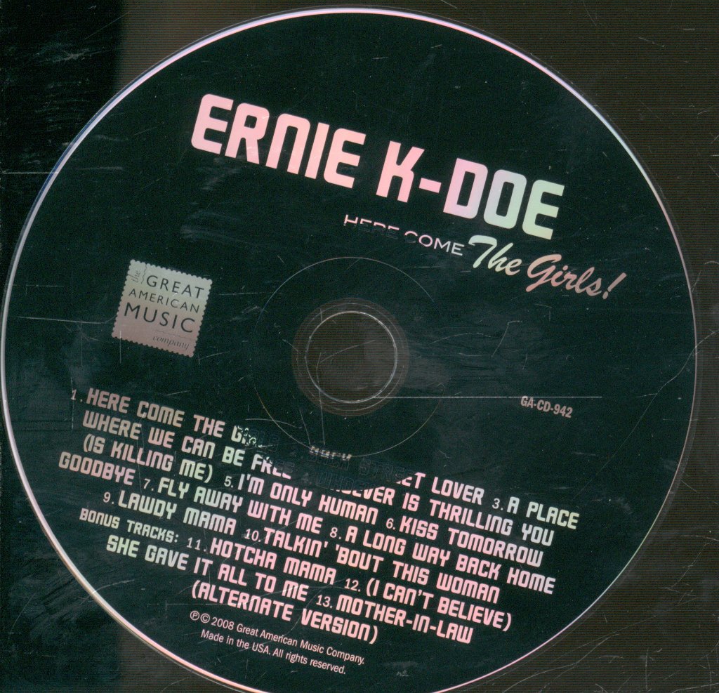 Ernie K-Doe - Here Come The Girls! - Cd