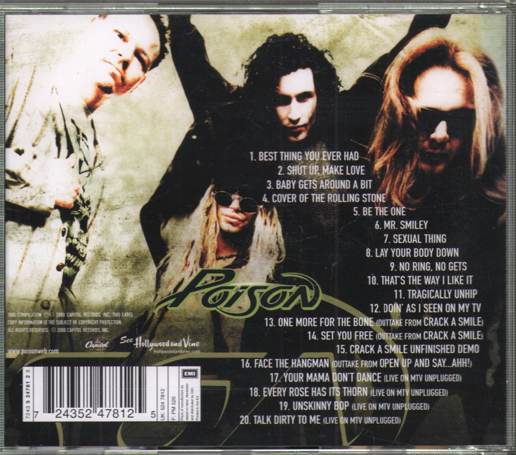 Poison - Crack A Smile - Cd