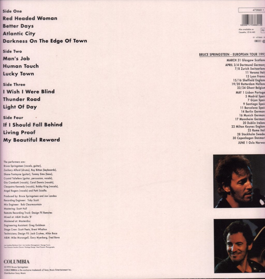 Bruce Springsteen - In Concert Mtv Unplugged - Double Lp