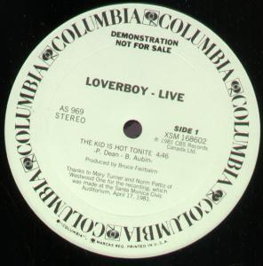 Loverboy - Kid Is Hot Tonite - 12 Inch